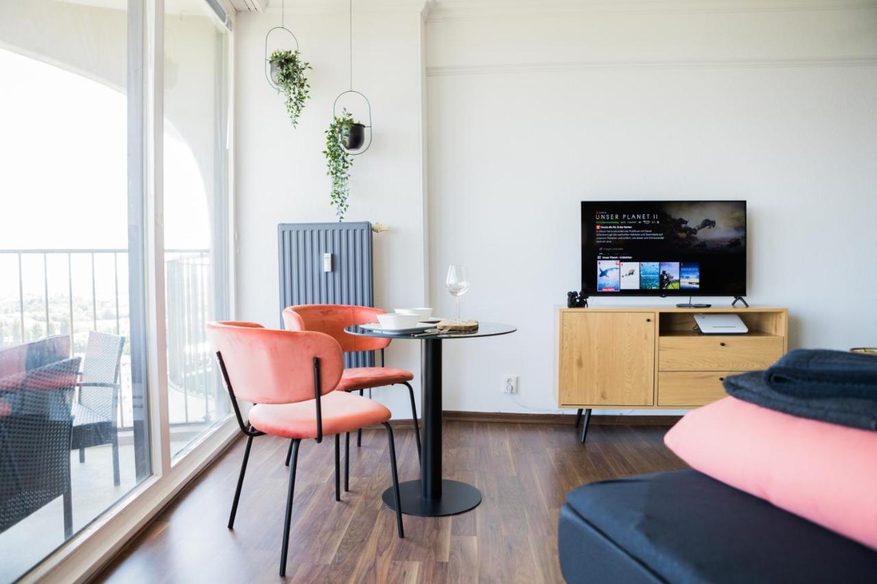 Fresh Apartment - 20Th Floor - Netflix - Center Augsburg Dış mekan fotoğraf
