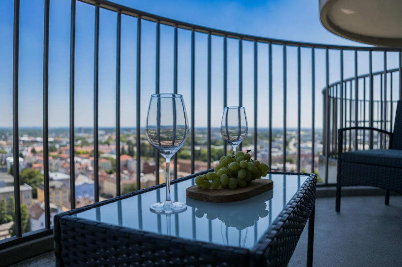 Fresh Apartment - 20Th Floor - Netflix - Center Augsburg Dış mekan fotoğraf